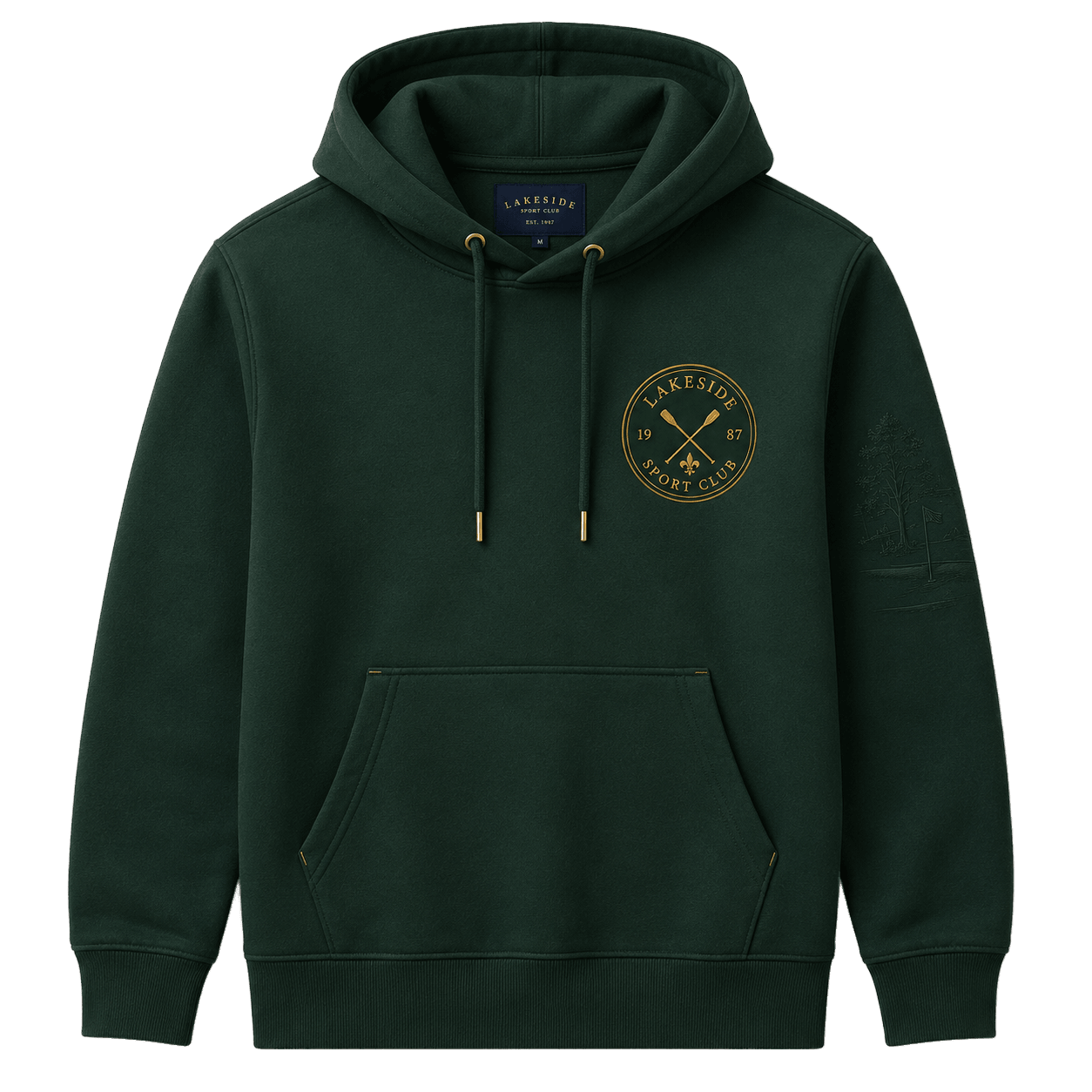 Club Seal Hoodie in Forest