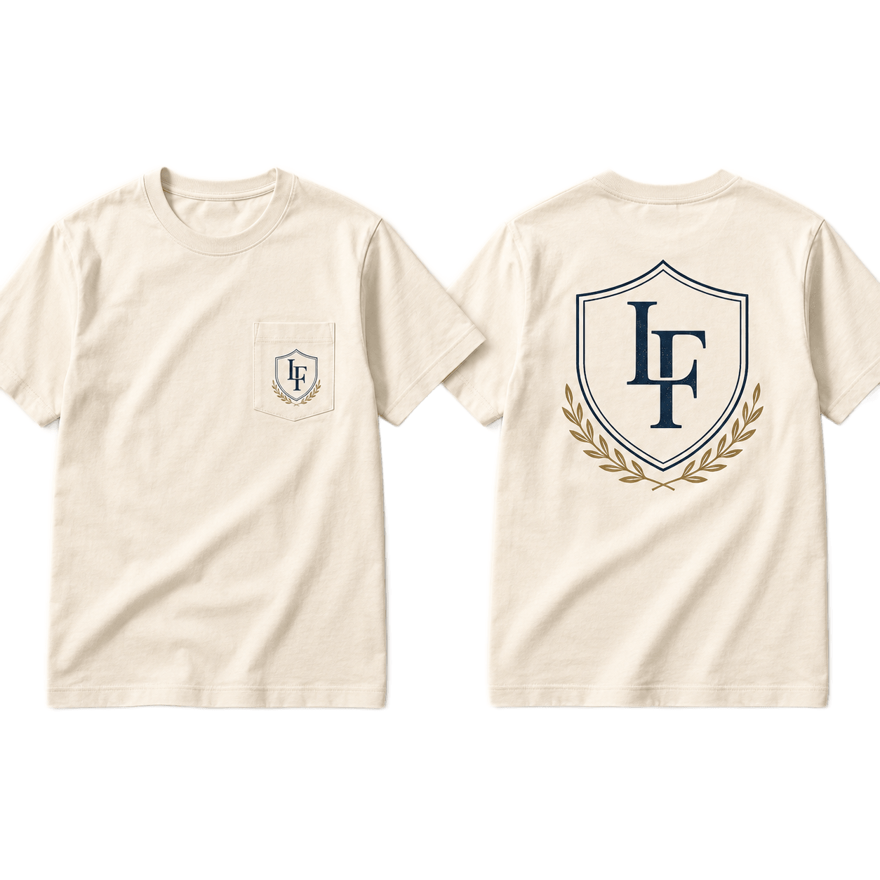 Pocket Tee in Cream