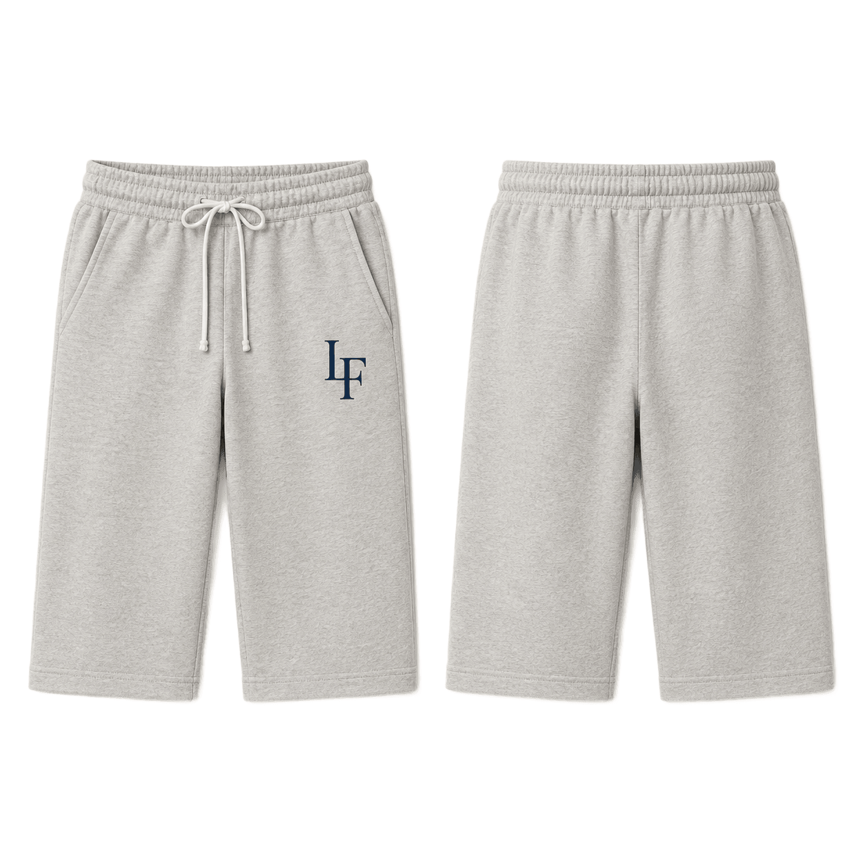 Sweat Short in Heather Grey