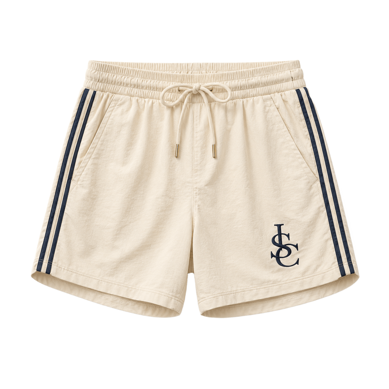 Club Track Short in Ivory