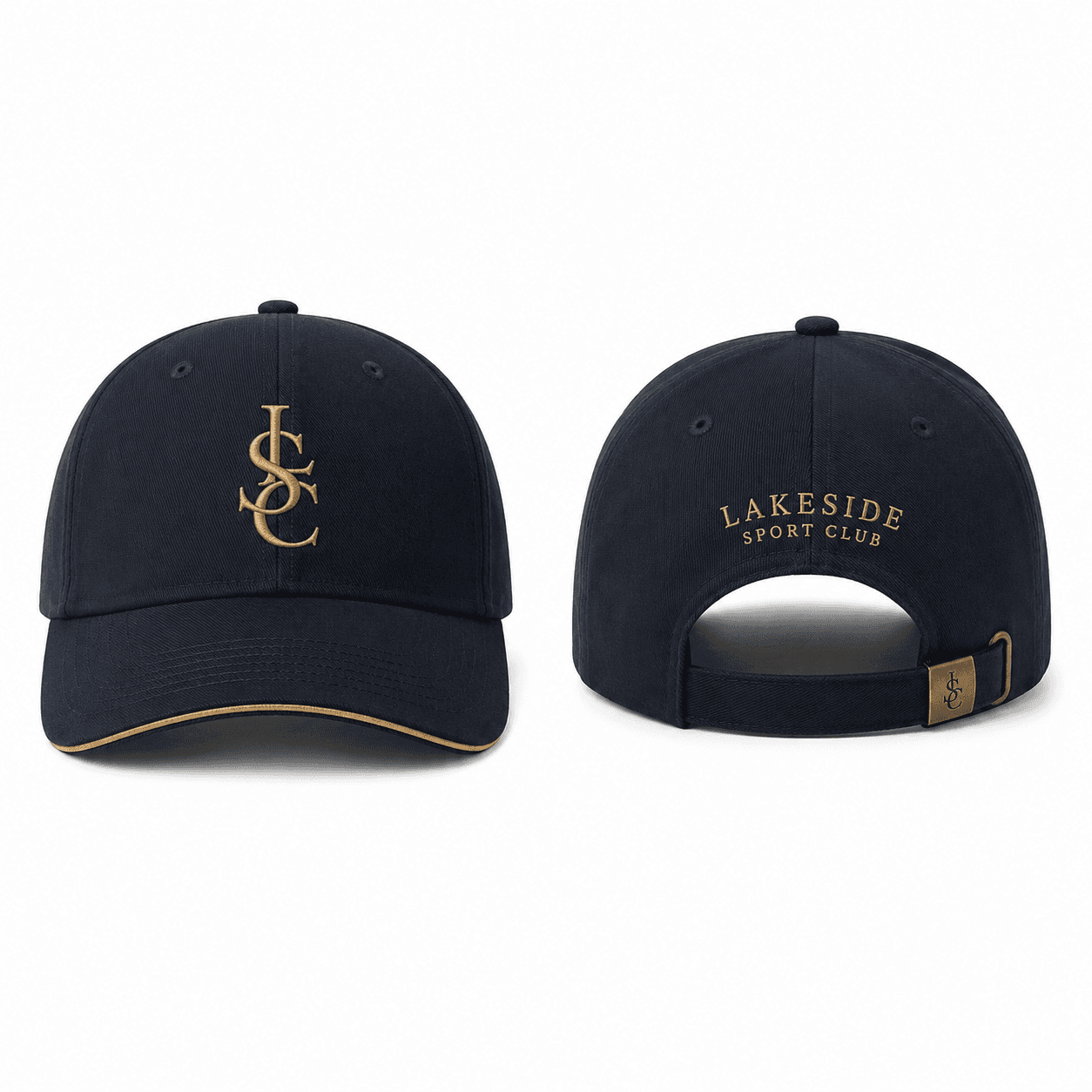 Monogram Cap in Navy