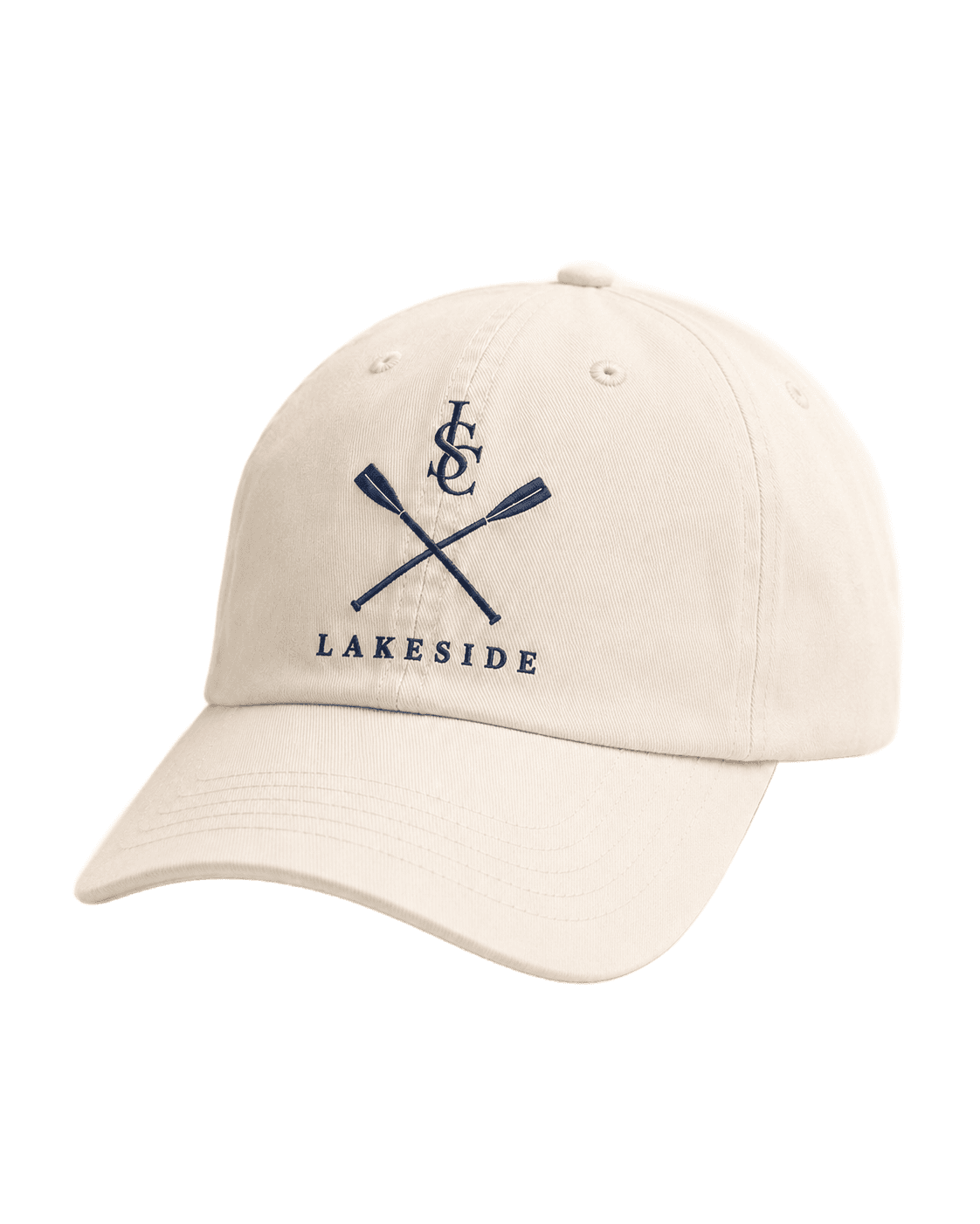 Oars Monogram Cap in Ivory