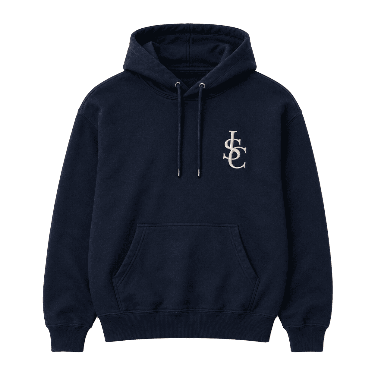 Heritage Crest Hoodie in Navy