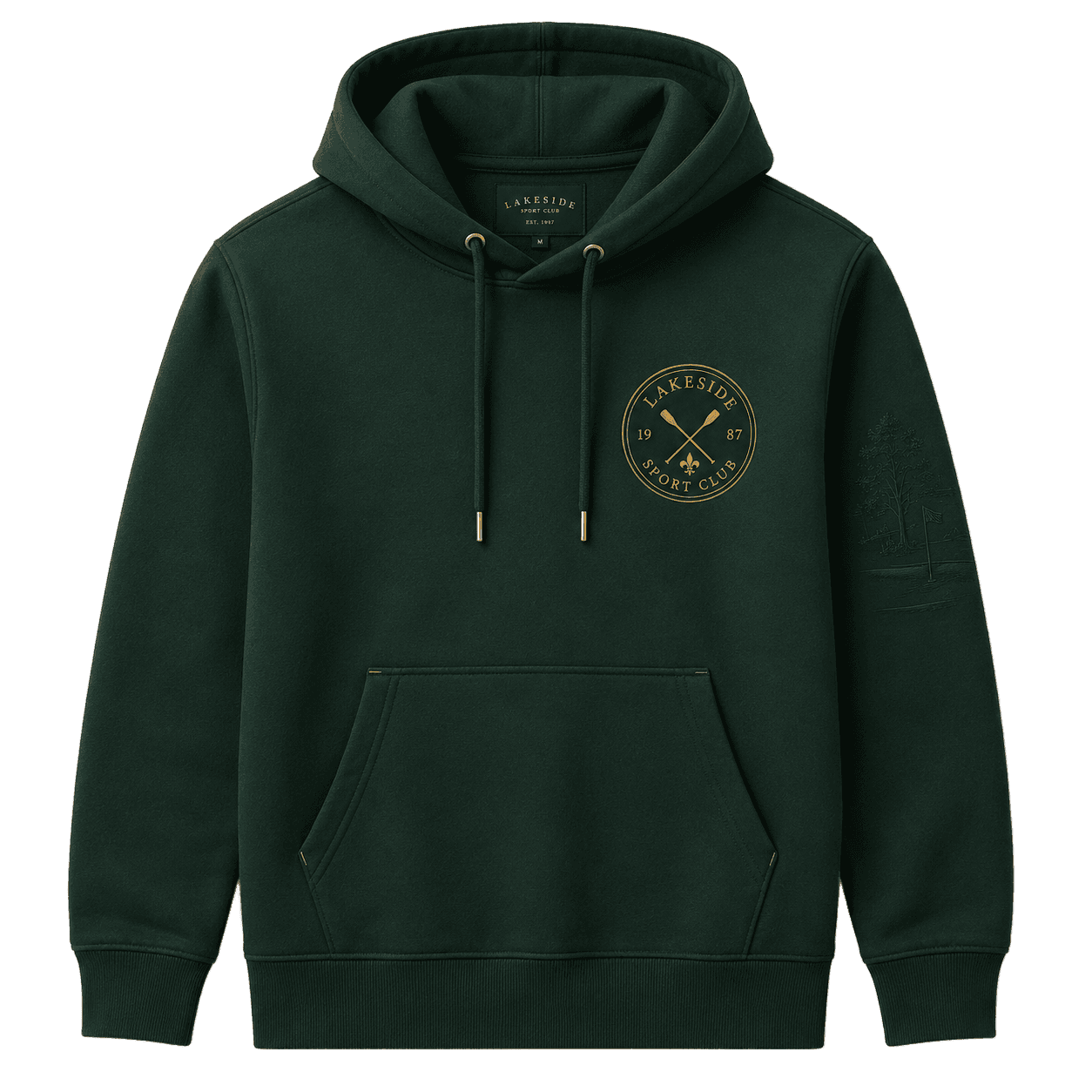 Club Seal Hoodie in Forest