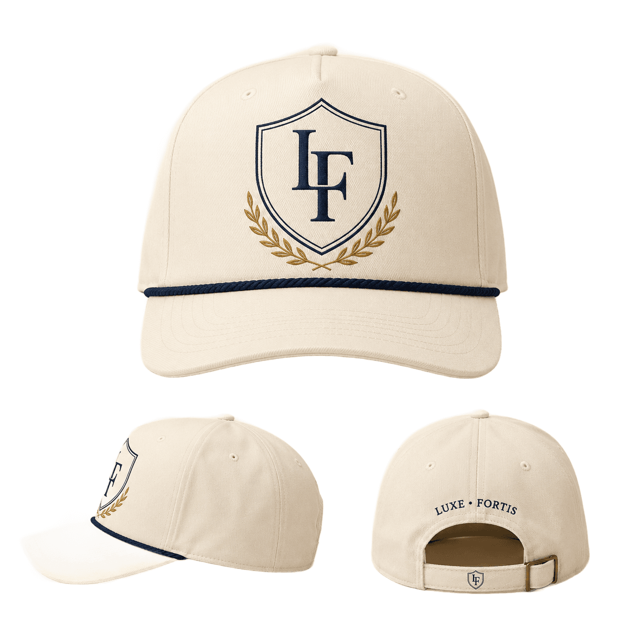 Rope Cap in Ivory