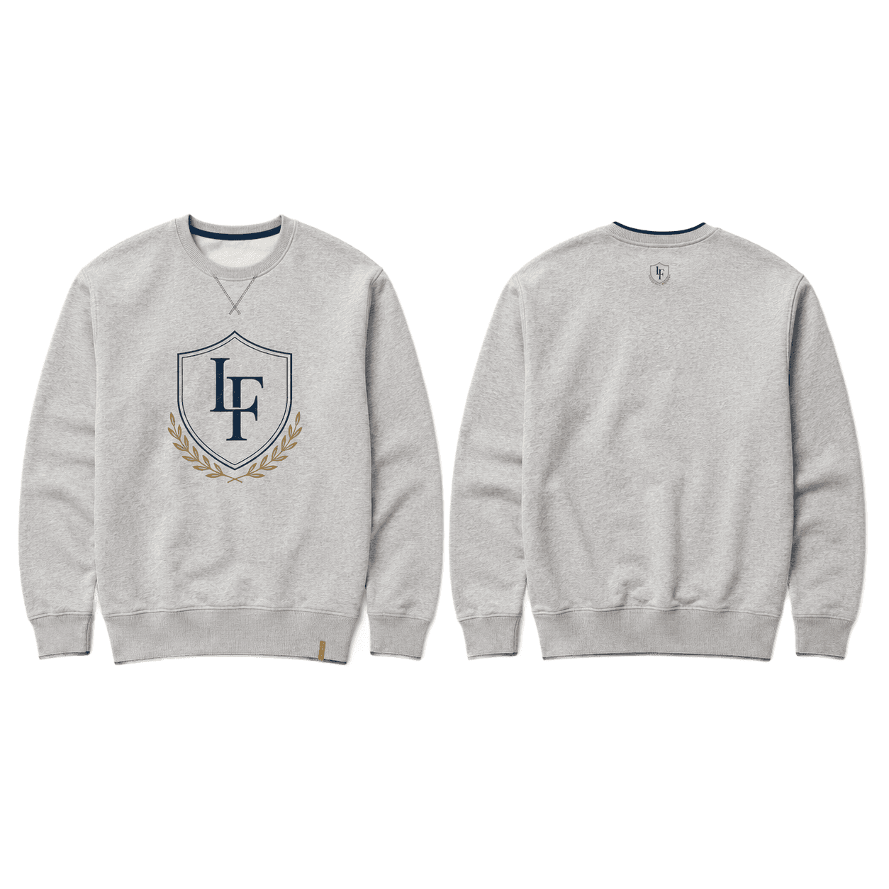 Crewneck in Heather Grey