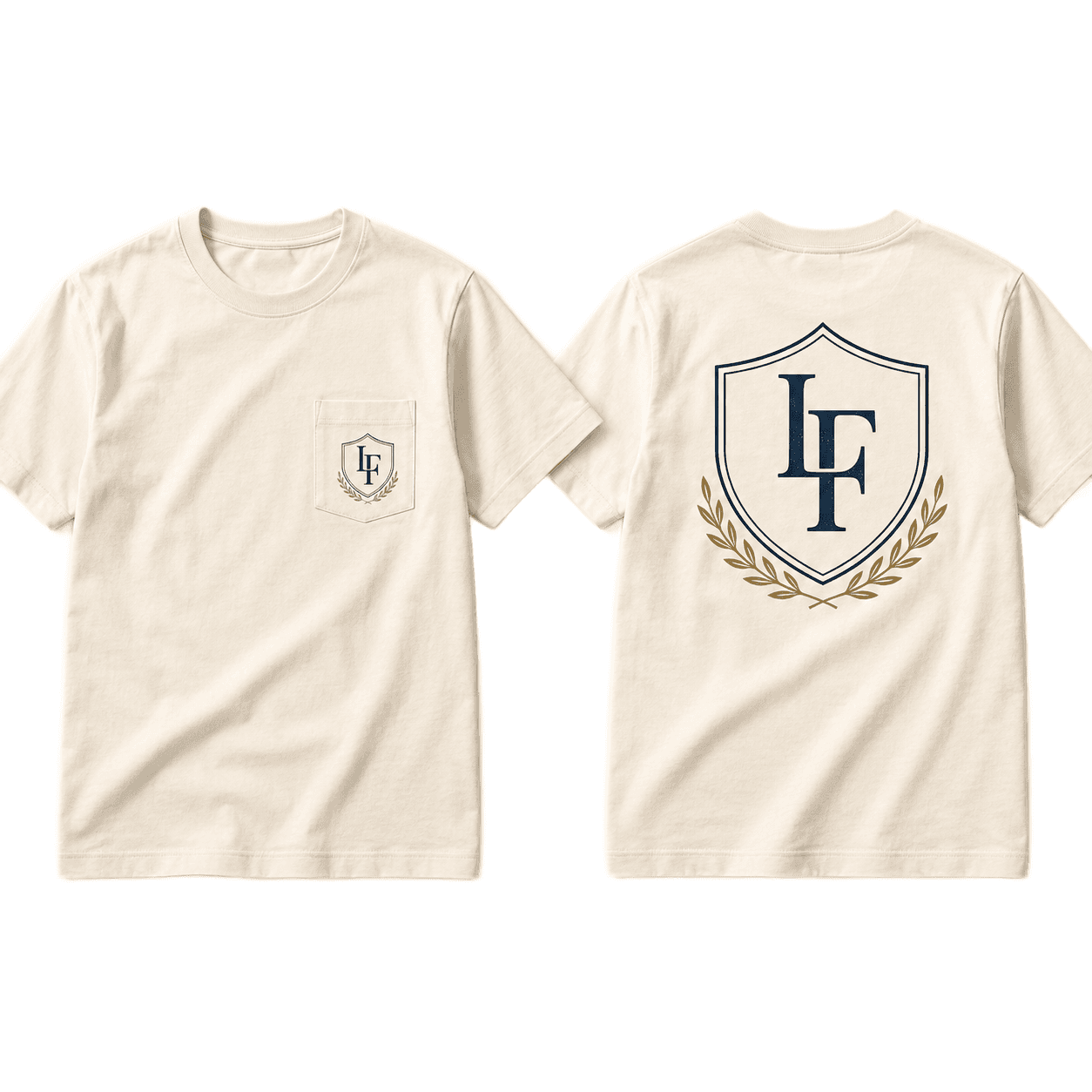 Pocket Tee in Cream