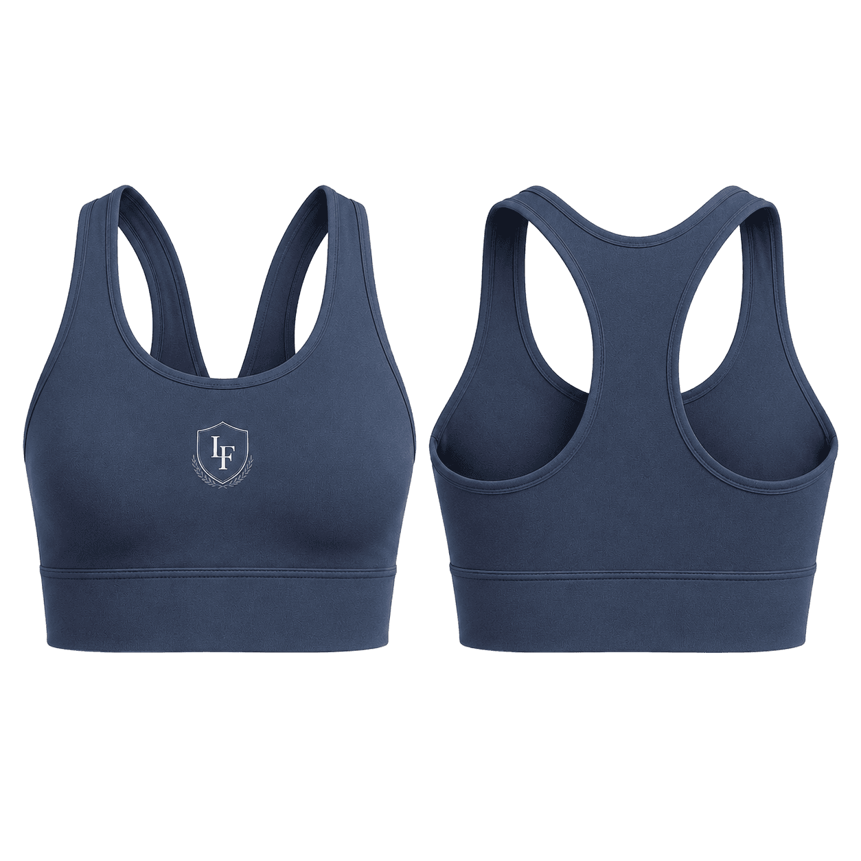 Shield Sports Bra in Navy