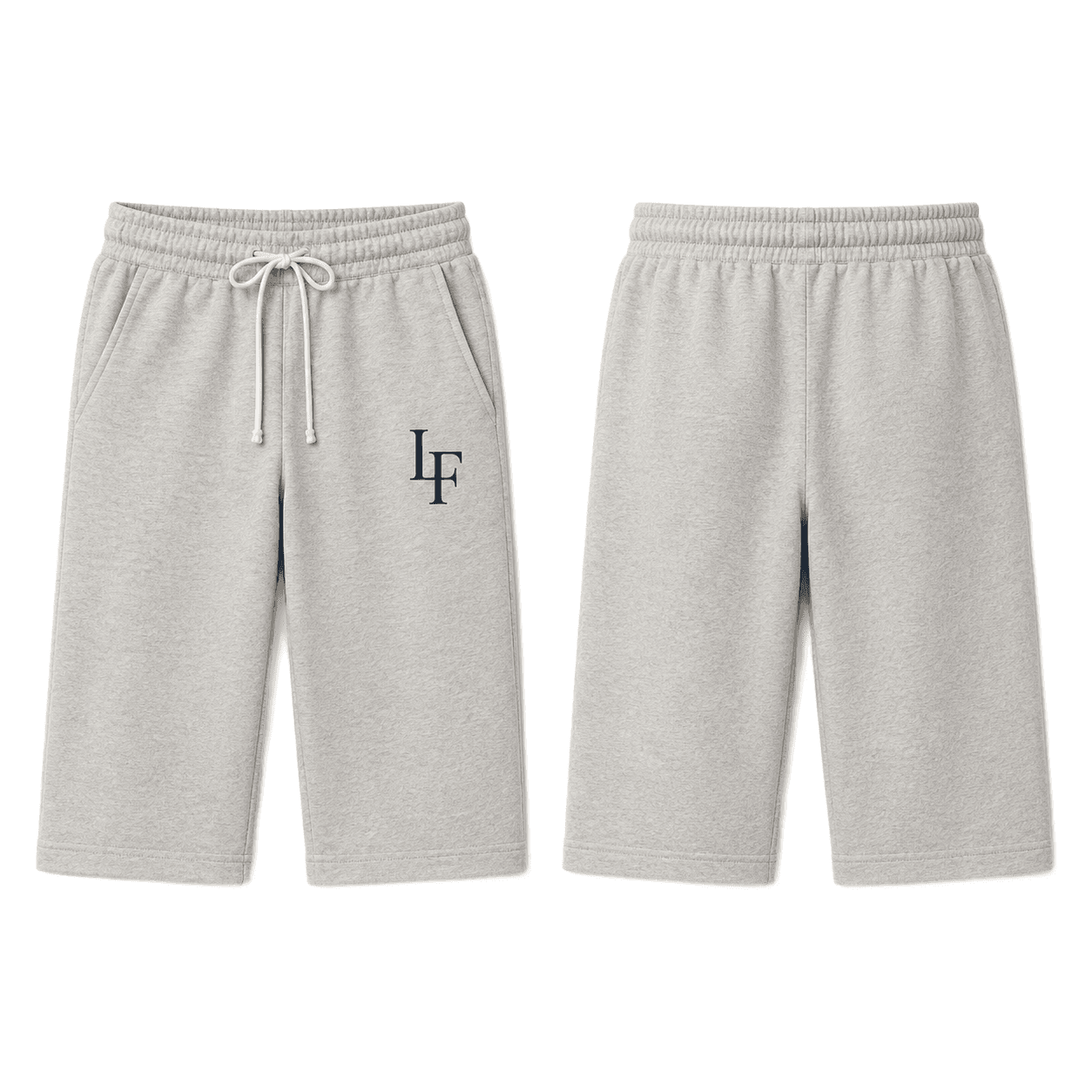 Sweat Short in Heather Grey