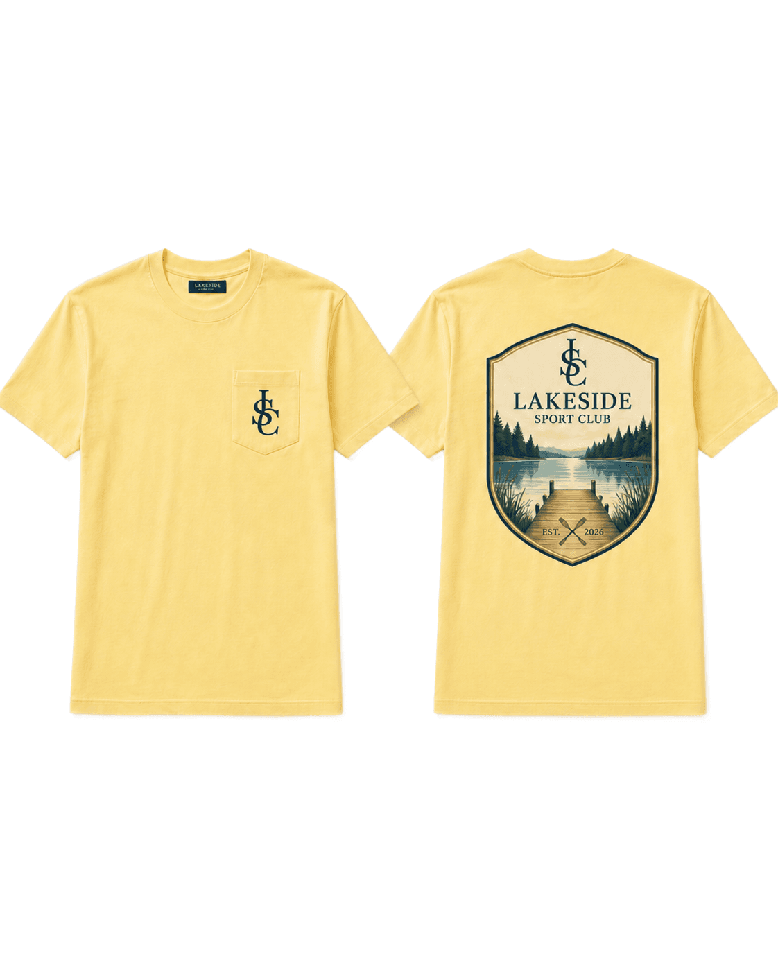 Regatta Shield Pocket Tee in Butter