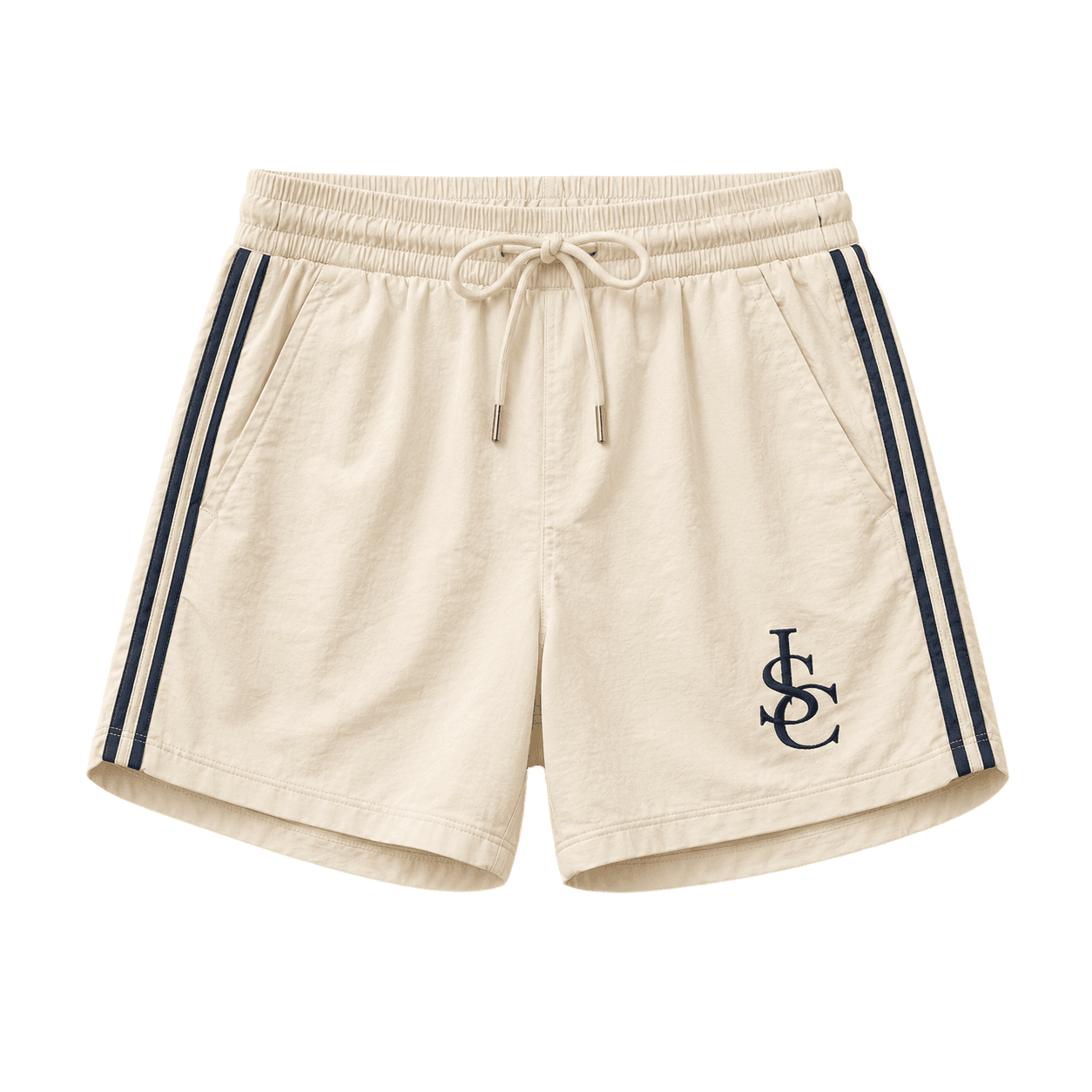 Club Track Short in Ivory