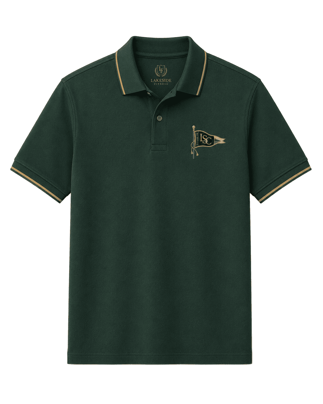 Heritage Pennant Polo in Forest