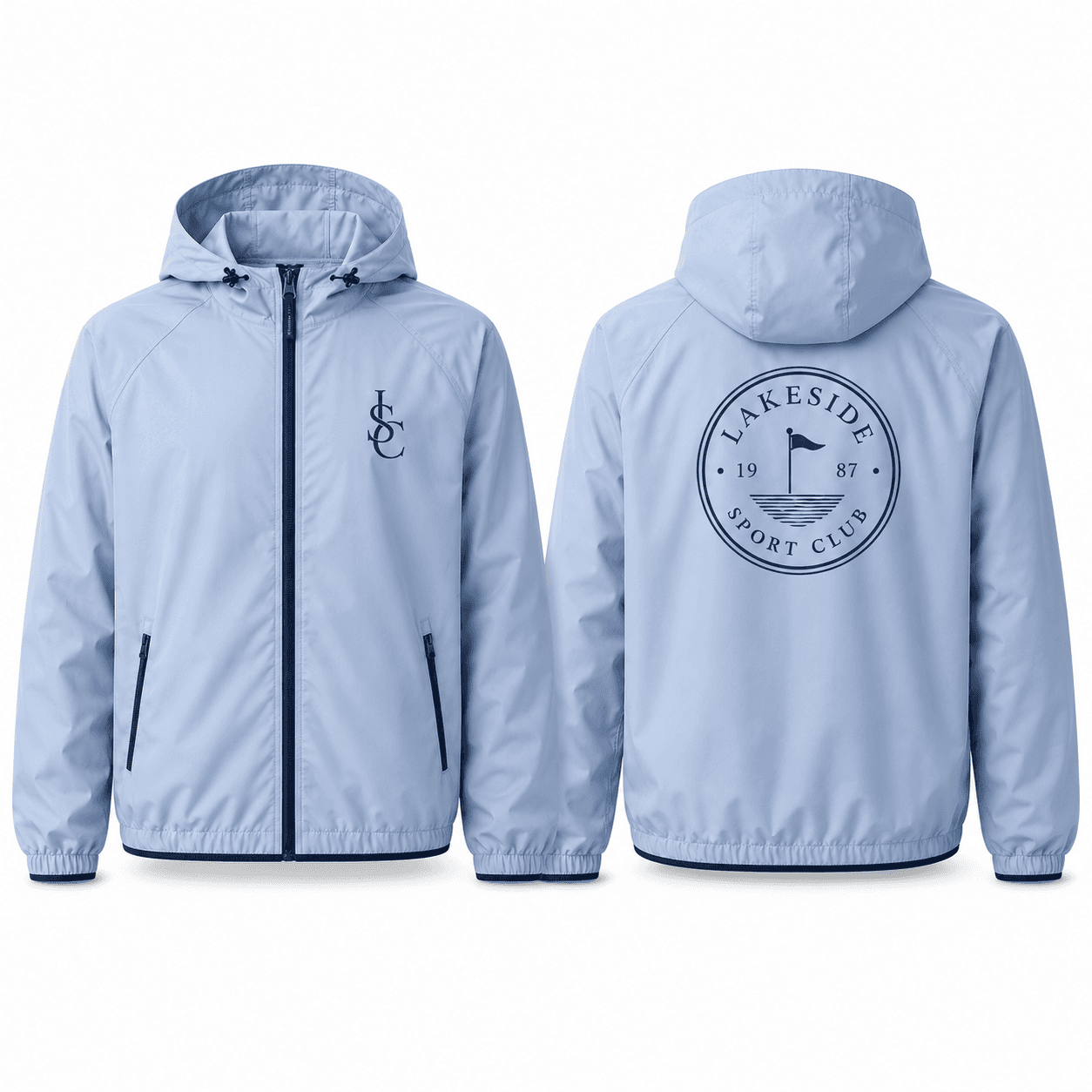 Club Windbreaker in Light Blue