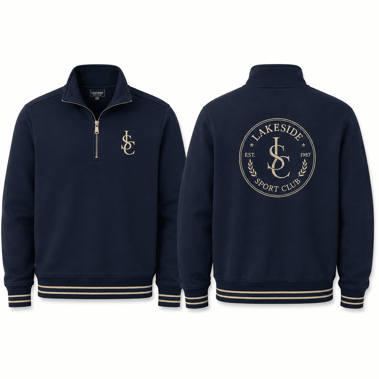 Club Quarter-Zip in Navy